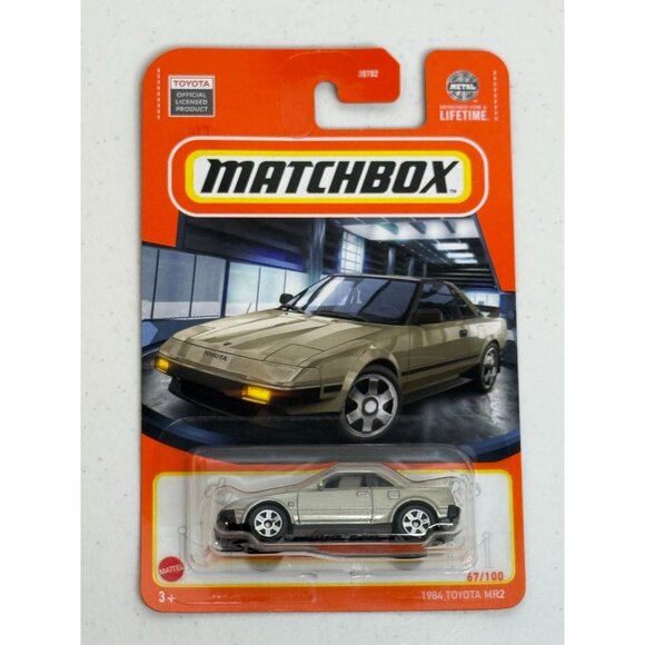 Matchbox 1984 Toyota MR2 Diecast Car 67/100 • JDM Classic • New on Card - Picture 5 of 6